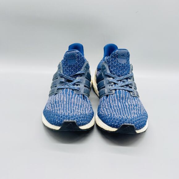 Adidas Shoes Womens 9 Blue Primeknit Ultra Boost 3.0 Running Athletic Sneakers - Picture 3 of 12